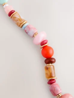 Meerkleurig - Chunky Bead Necklace*Next Online
