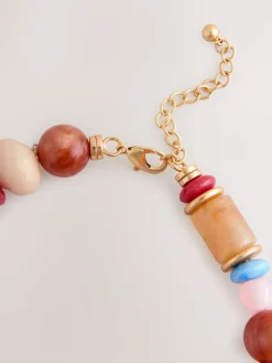 Meerkleurig - Chunky Bead Necklace*Next Online