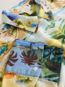 - Relaxed Long Sleeve Shirt With Linen*Next Discount