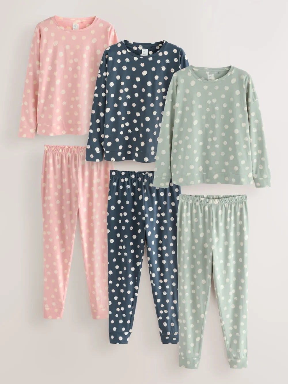 Met stippen - Long Sleeve Pyjamas 3 Pack*Next