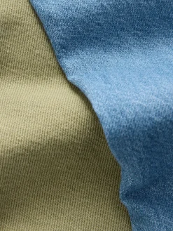 Mid Blue and Khaki Green - Oversized Denim Shirts 2 Pack*Next Clearance