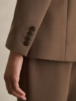 - Gabi maatsnit-kostuumblazer met enkele knoopsluiting*Reiss Online