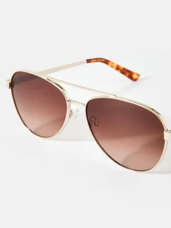 Gold Tone Gradient Sunglasses*Mint Velvet New