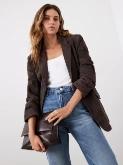 Suede Blazer*Mint Velvet New