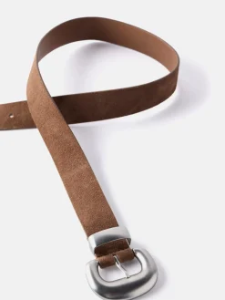 Suede Statement Buckle Belt*Mint Velvet