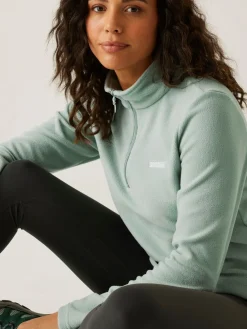 Mintgroen - Sweethart fleece met rits bij de hals*Regatta Outlet