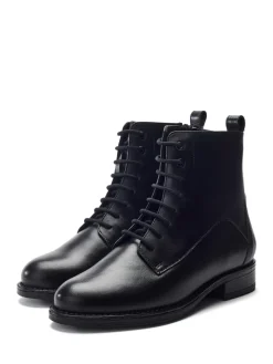 MbyModa Otami Lace Up Leather Ankle Boots*Moda in Pelle Hot