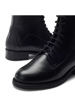 MbyModa Otami Lace Up Leather Ankle Boots*Moda in Pelle Hot