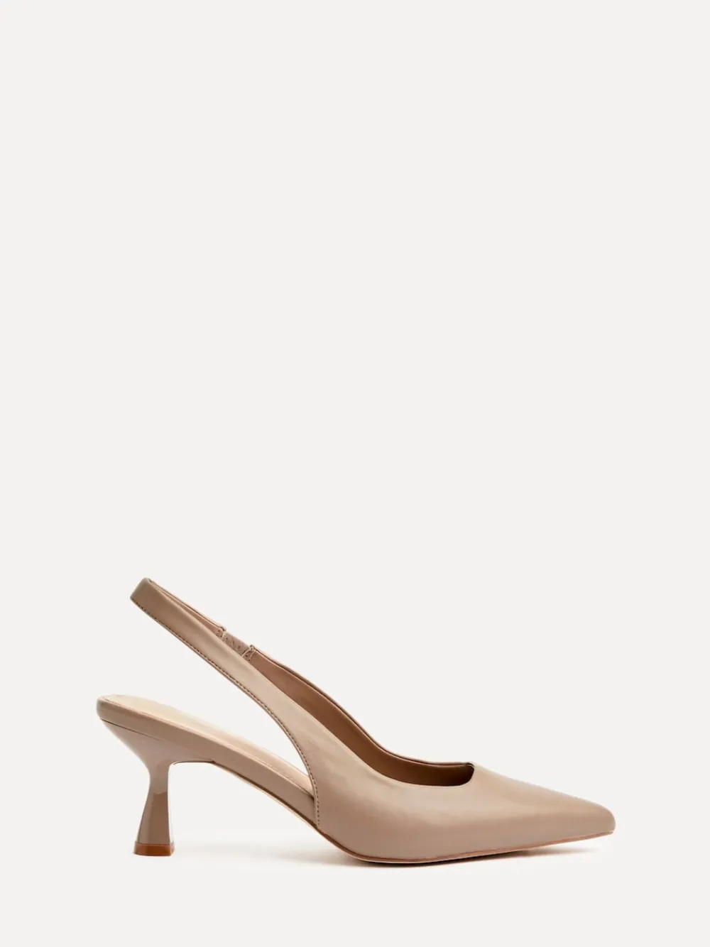 Mokka - Presley pumps met naaldhakken en spitse neus*Linzi Hot