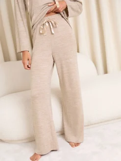 Mokka - Ribbed Loungewear Joggers*Lipsy Hot