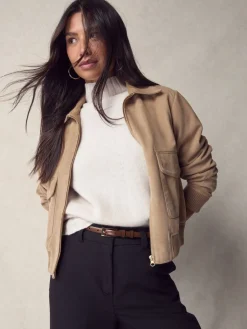 - N. Premium skinny Made In Italy leren riem*Next New