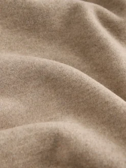 Mokkabruin - Soft Brushed Finish Barrel Leg Trousers*Next New