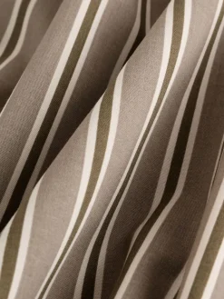 Mokkabruin gestreept - Fitted Stretch Essential Long Sleeve Shirt*Next Hot