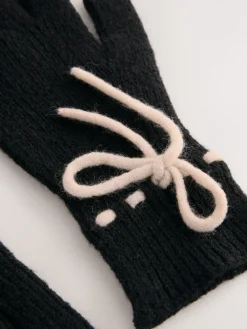 - 3D Bows Knitted Gloves 1 Pack*Next Discount