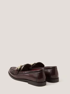 Britt Fringe Leather Loafers*Monsoon