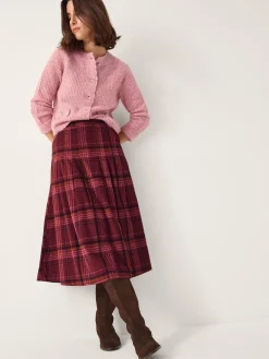 Charly Check Midi Skirt*Monsoon Best