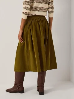Jenny Corduroy Midi Skirt*Monsoon Online