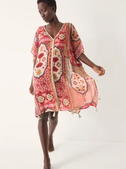 Patti Tile Print Mini Kaftan*Monsoon Outlet