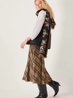 Willa Check Midi Skirt*Monsoon Online