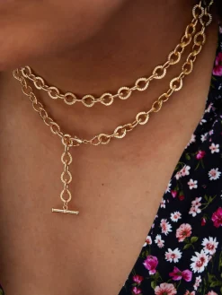 riem met gepolijste textuurschakels*Mood Clearance