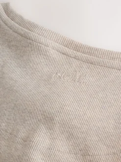 - Geribbelde pyjama met knopen*self. Outlet