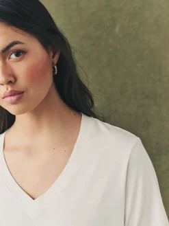 Multi - 5 Slouch T-shirts van katoenen Modal*Next Outlet