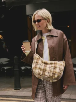 Multi - Borg Sling Checkered Cross-Body Bag*Next Online