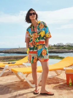 Multi - Broderie Summer Shorts*Next