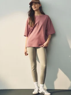 Multi - Verpakking van 5 100% katoenen boxy T-shirts met korte mouwen*Next Clearance