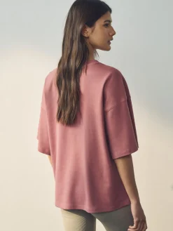 Multi - Verpakking van 5 100% katoenen boxy T-shirts met korte mouwen*Next Clearance