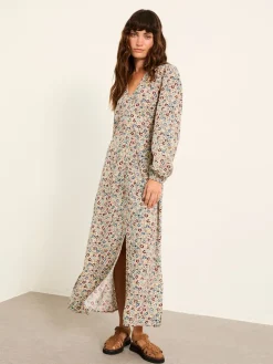 Multi Vintage Ditsy - FatFace midi-jurk*Fat Face Outlet