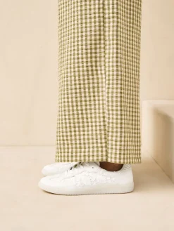 Naturel Broderie - Sneaker met veters*Next Discount