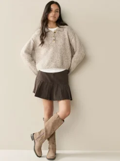 - Boucle Long Sleeve Polo Jumper*Next Sale