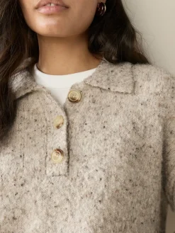 - Boucle Long Sleeve Polo Jumper*Next Sale