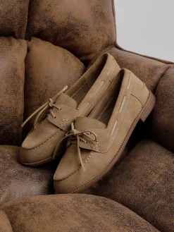 - Vanish Slip-On Loafers With Lace Detailing*Linzi Best