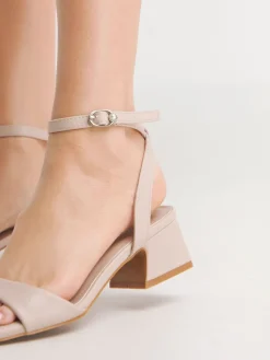 - Barely There on Low Block Heels in Extra Wide Fit*Simply Be Discount