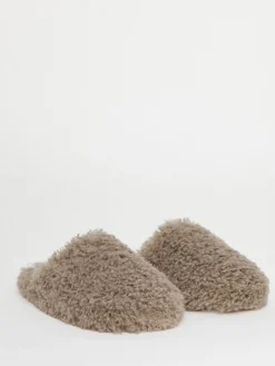 - Shaggy Fur Mule Slippers*Simply Be Clearance