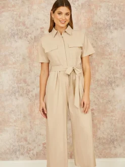 - Relaxed Fit Utility Jumpsuit*Yumi Online