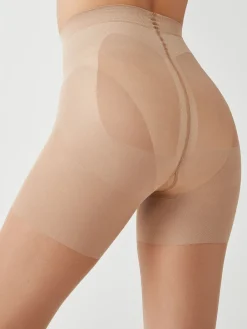 Natuurlijk bruin - Set van 3 glanzende 20 deniet panty's*Next New