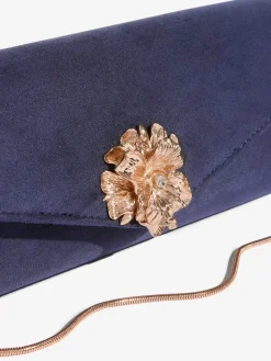 Navy Floral Trim - Clutch Bag*Lipsy Best