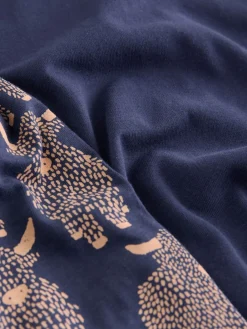 Navy Hamish The Highland Cow - Pyjama met korte mouwen*Next Online