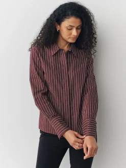 - Fitted Stretch Essential Long Sleeve Shirts 2 Pack*Next Outlet