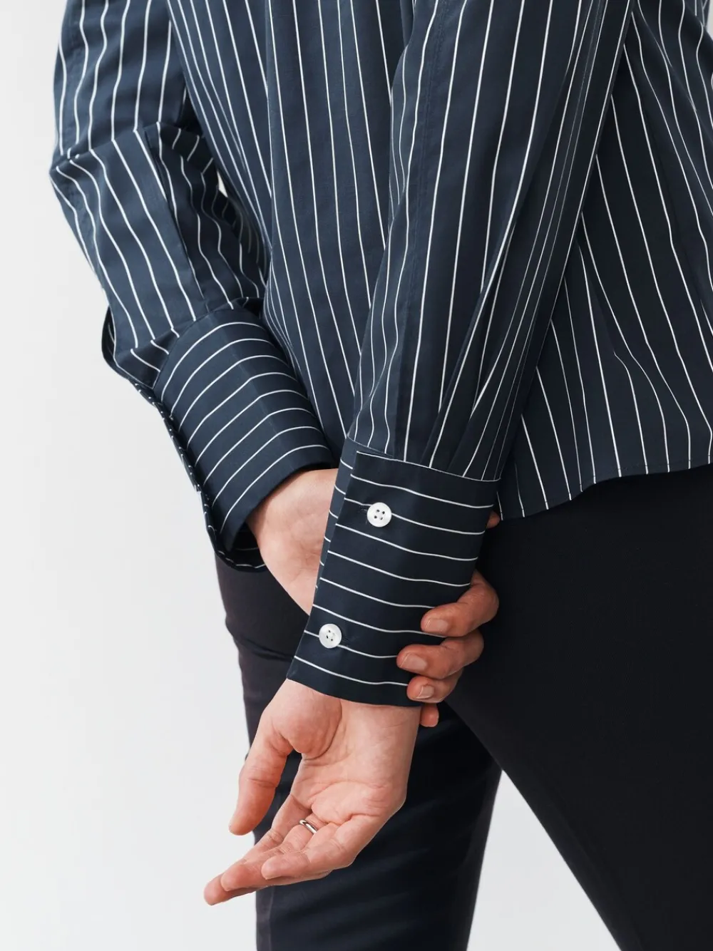 - Fitted Stretch Essential Long Sleeve Shirts 2 Pack*Next Outlet