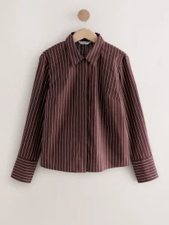 - Fitted Stretch Essential Long Sleeve Shirts 2 Pack*Next Outlet