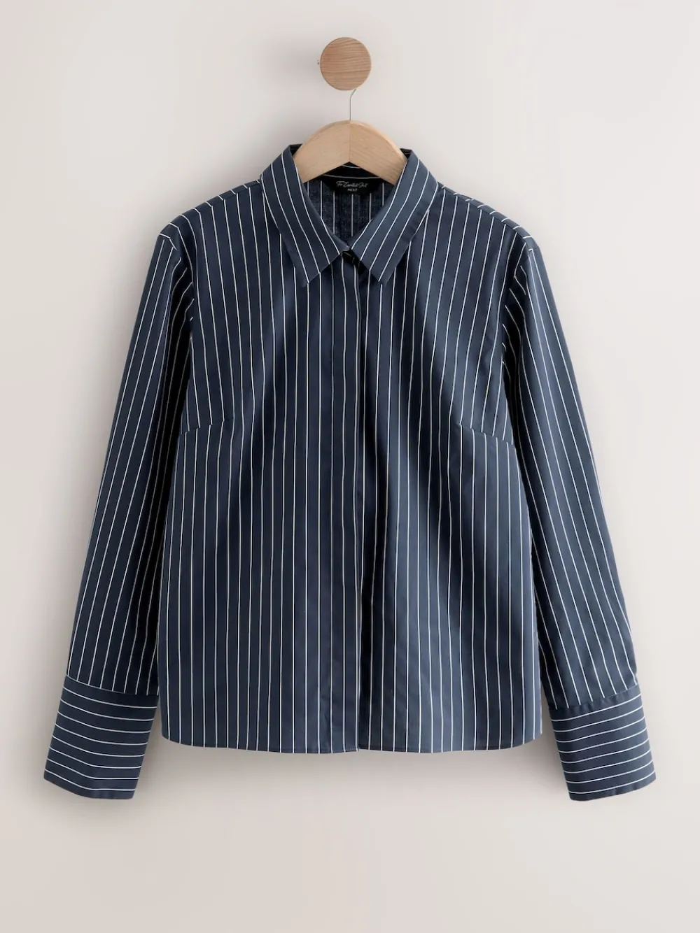 - Fitted Stretch Essential Long Sleeve Shirts 2 Pack*Next Outlet