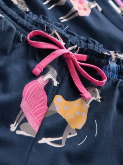 Navy Whippet - Set van 100% katoenen shortpyjama*Next Discount