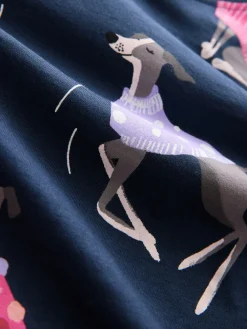 Navy Whippet - Set van 100% katoenen shortpyjama*Next Discount