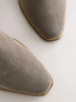 - Cowboy Block Heel Ankle Boots*Next Online