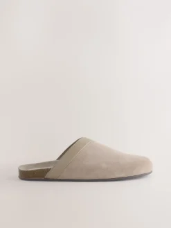 - Forever Comfort Leather Clean Footbed Clogs*Next Outlet