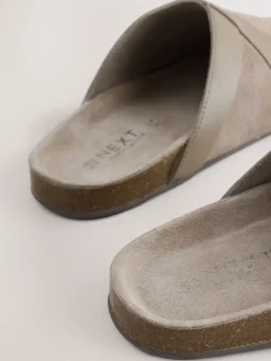 - Forever Comfort Leather Clean Footbed Clogs*Next Outlet